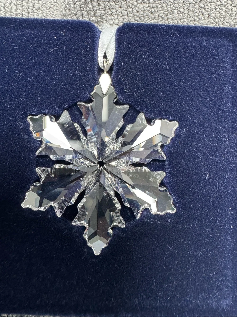 Retired 2014 Crystal Swarovski Snowflake Ornament NIB